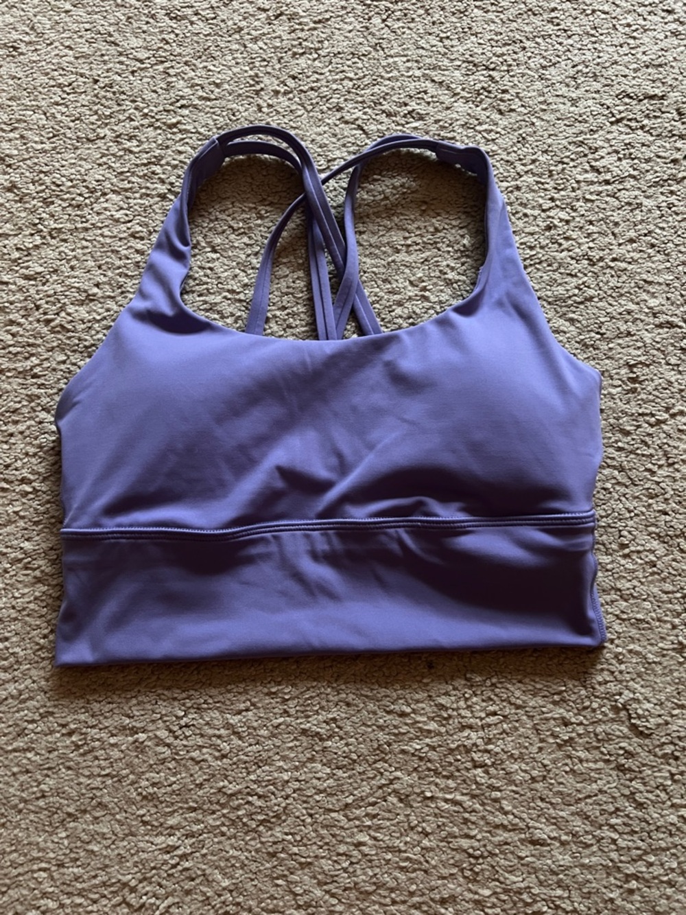 Purple Strappy Sports Bra - Women Intimates & Sleepwear